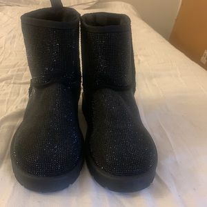 NWOT TORRID Glitter black booties